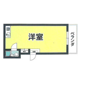 ワンルーム 間取り図