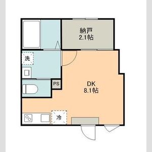 ワンルーム 間取り図