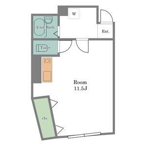 ワンルーム 間取り図