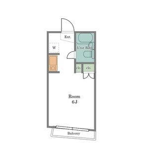 ワンルーム 間取り図