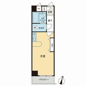 ワンルーム 間取り図