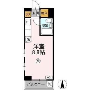 ワンルーム 間取り図