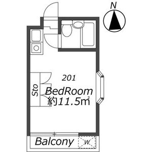 ワンルーム 間取り図