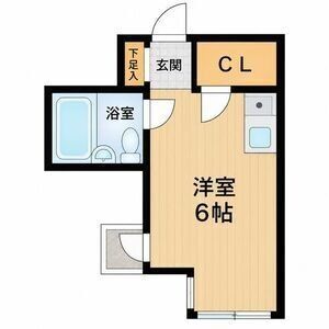 ワンルーム 間取り図
