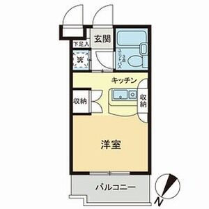 ワンルーム 間取り図