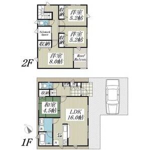 4LDK 間取り図