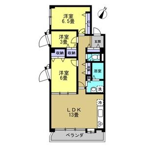3LDK 間取り図