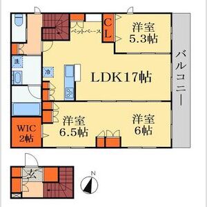 3LDK 間取り図