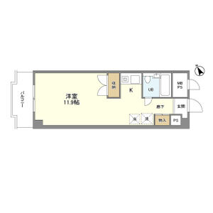 ワンルーム 間取り図