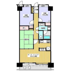 3LDK 間取り図