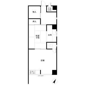 ヤシロアーバンスクエア 店舗号室 間取り図