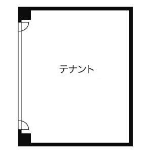 北村第三ビルディング 3B号室 間取り図