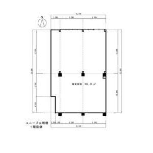 ユニーブル瑞穂 1階号室 間取り図