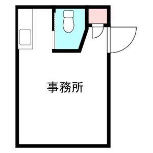Kスクエア 1D号室 間取り図