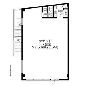 上前津エフワンビルⅡ 2 間取り図
