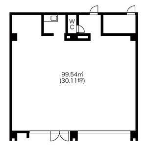 第5梅野ビル 1F号室 間取り図
