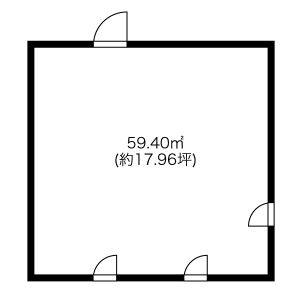 リル黒川 6B号室 間取り図