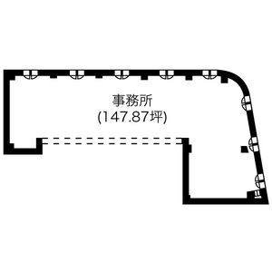 名駅錦橋ビル 7号室 間取り図