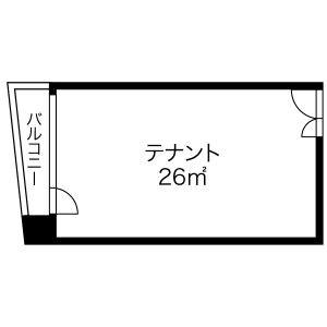 第3記念橋ビルヂング 間取り図