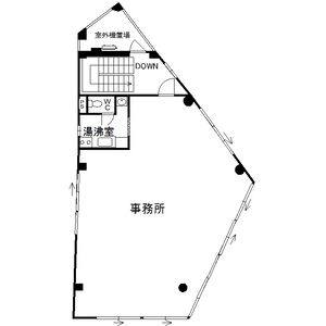 ファースト日比野ビル 3階号室 間取り図
