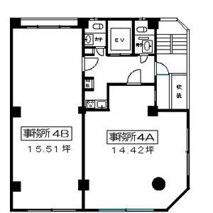 ブラン ド ブラン 4A号室 間取り図