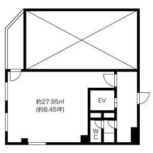 第2三鈴ビル 7階A号室 間取り図