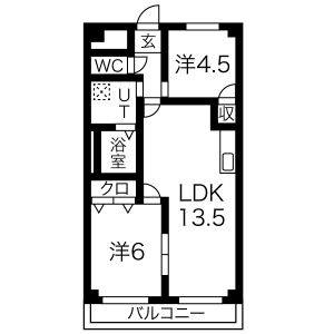 メゾン志氐野 間取り図