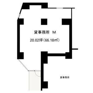 アクセスストリート　店舗・事務所 M号室 間取り図