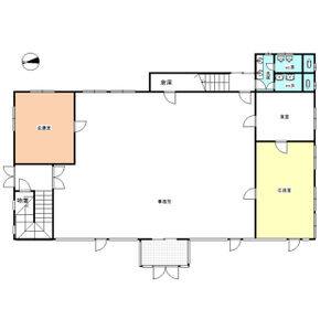 陣中町2丁目貸事務所 1F/2F/3F号室 間取り図
