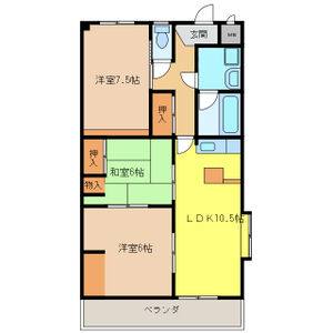 ガーデン山内5 間取り図
