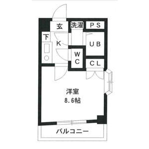 シティライフ本郷 3B号室 間取り図