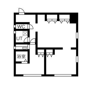 山中ビル 2階号室 間取り図