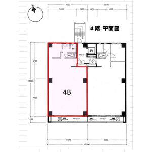 伊東屋栄中駒ビル本館 9A号室 間取り図