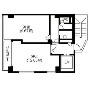 千種ファーストビルN 2階号室 間取り図