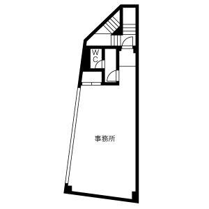 笈瀬通中駒ビル 4階号室 間取り図