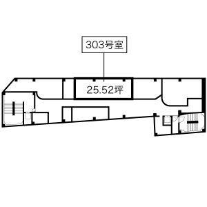 ルボテンサンビル B1号室 間取り図