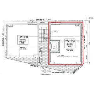couleurs criito 1階A号室号室 間取り図