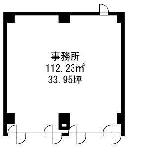 NTビル白壁 20B号室 間取り図