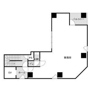 今池FGビルディング 3F.4F号室 間取り図