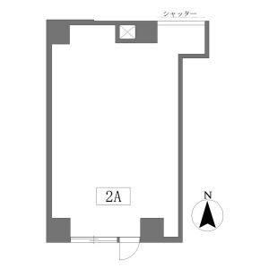 ジュネス北千種 2A号室 間取り図