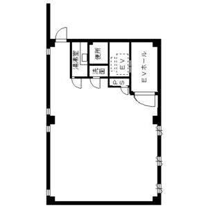 八興第2センタービル 4F号室 間取り図