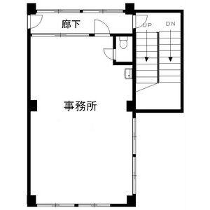 青山ビル 3B号室 間取り図