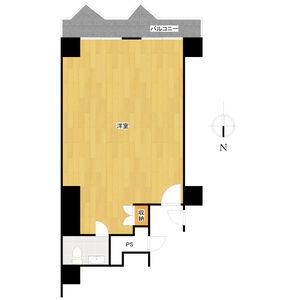 栄マンション N棟405号室 間取り図