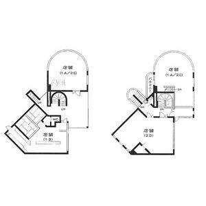 アソルティ小幡緑地 1A・2C号室 間取り図