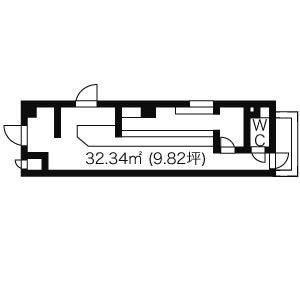 パックス上飯田 5B号室 間取り図