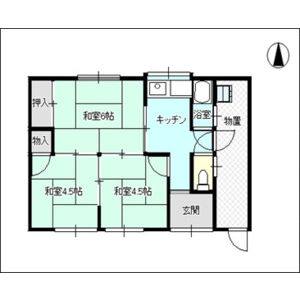 上印食2貸家 間取り図