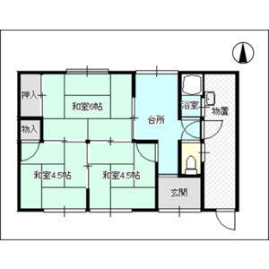 上印食2貸家 間取り図