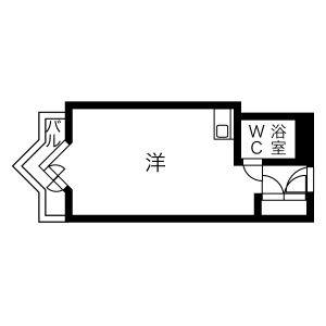 栄マンションN棟 間取り図