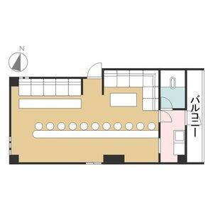 サンピア錦 3B号室 間取り図