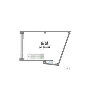 HP金山WESTビル 2F号室 間取り図